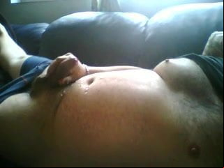 Busty brunette babe hot strip on webcam